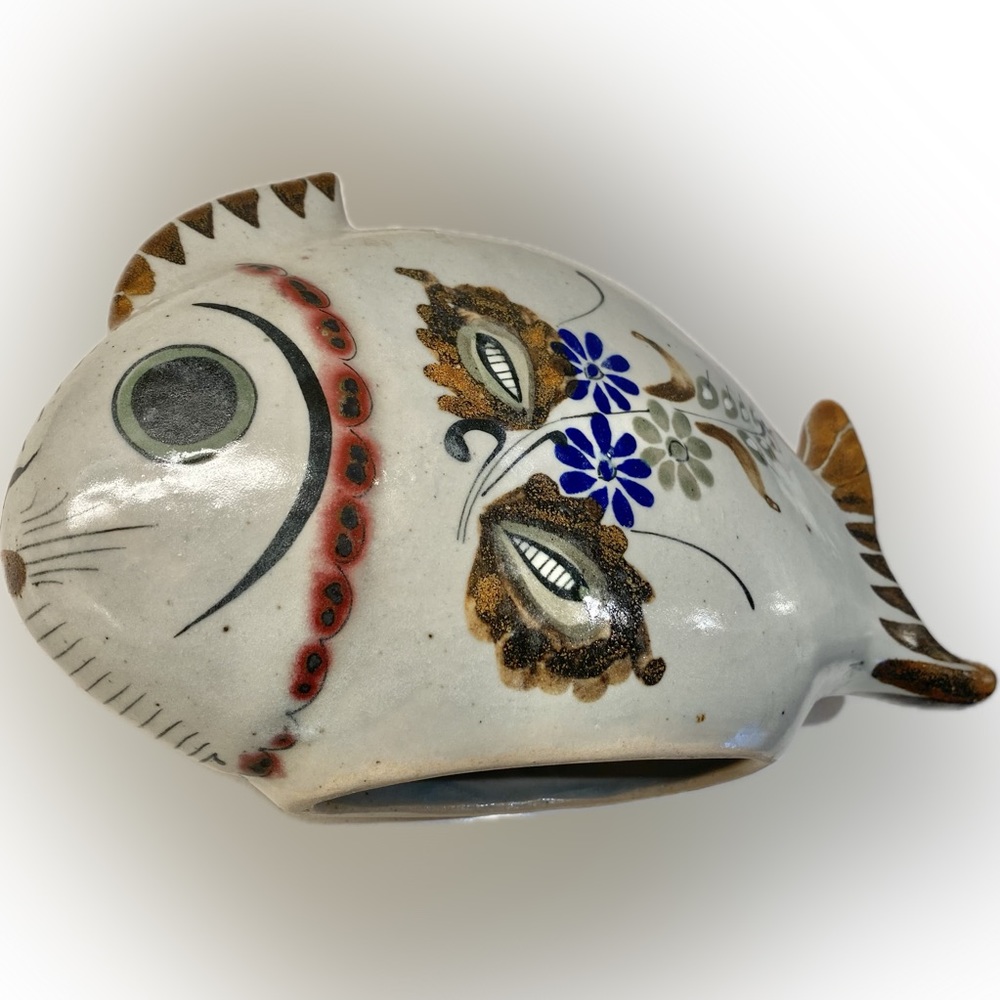 Vintage ceramic fish Handmade Mexico Collectible - Picture 3 of 15